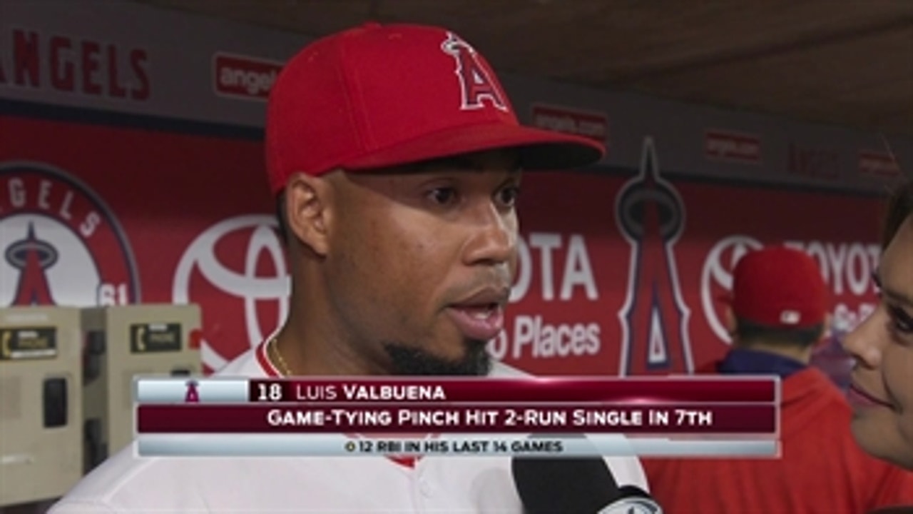 Valbuena's clutch pitch-hit RBIs propel the Halos to victory