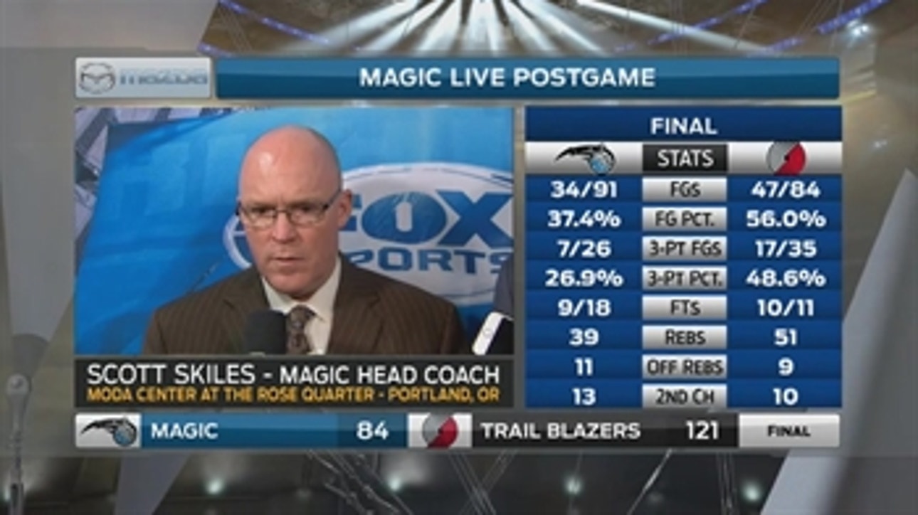 Scott Skiles: We were missing the 3rd, 4th efforts