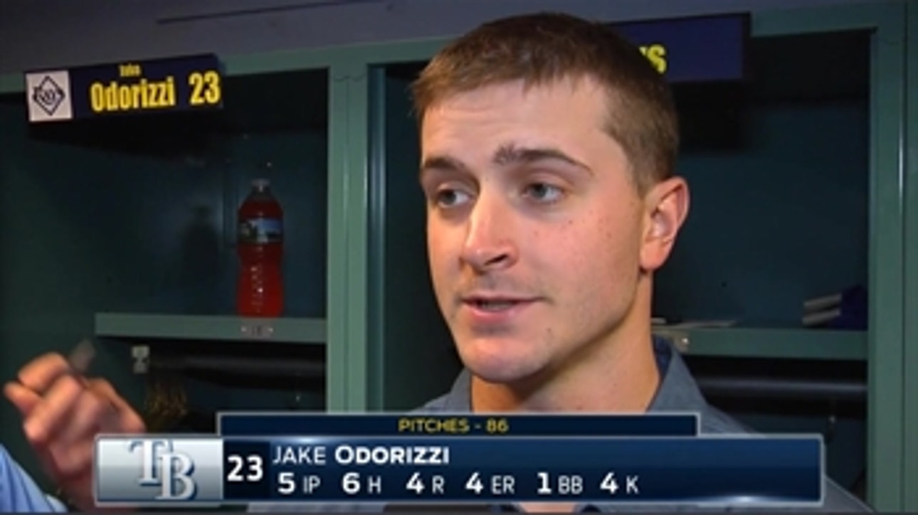 Jake Odorizzi: Felt like I had better stuff than my pitching line
