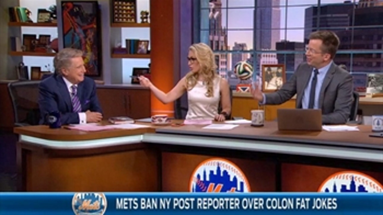 Mets reporter banned for fat jokes