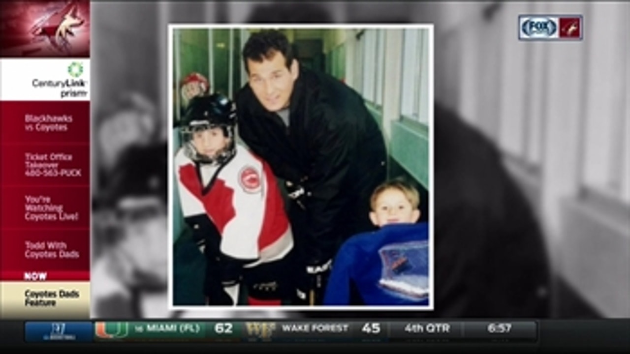 Thanks, Dad! Coyotes pay tribute to hockey fathers