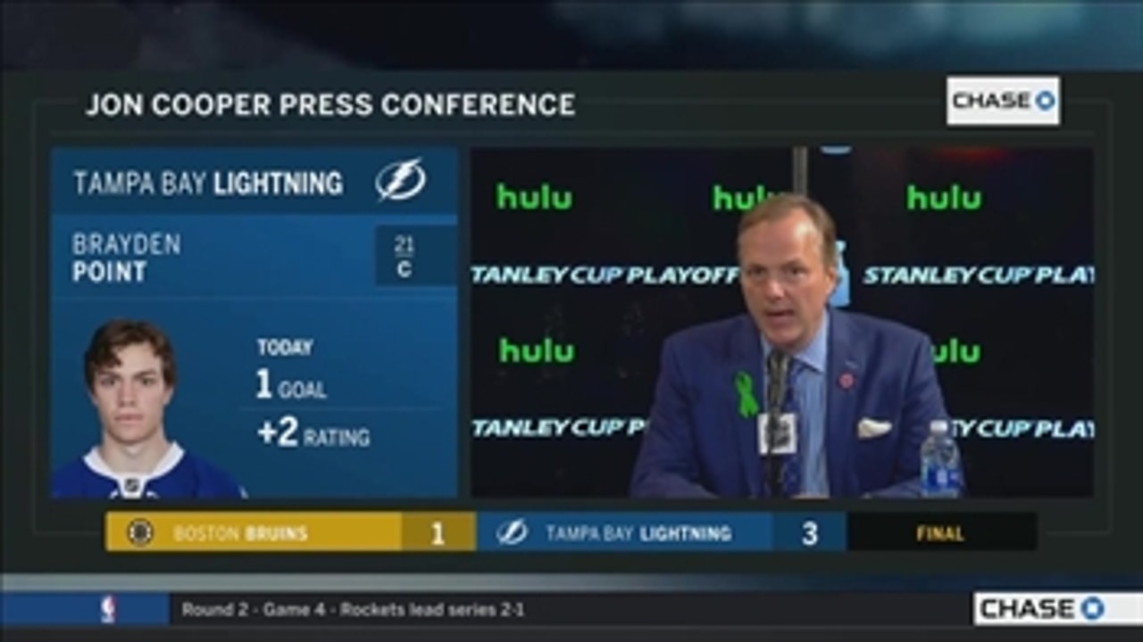 Jon Cooper after series win: Boston set the bar for us this season