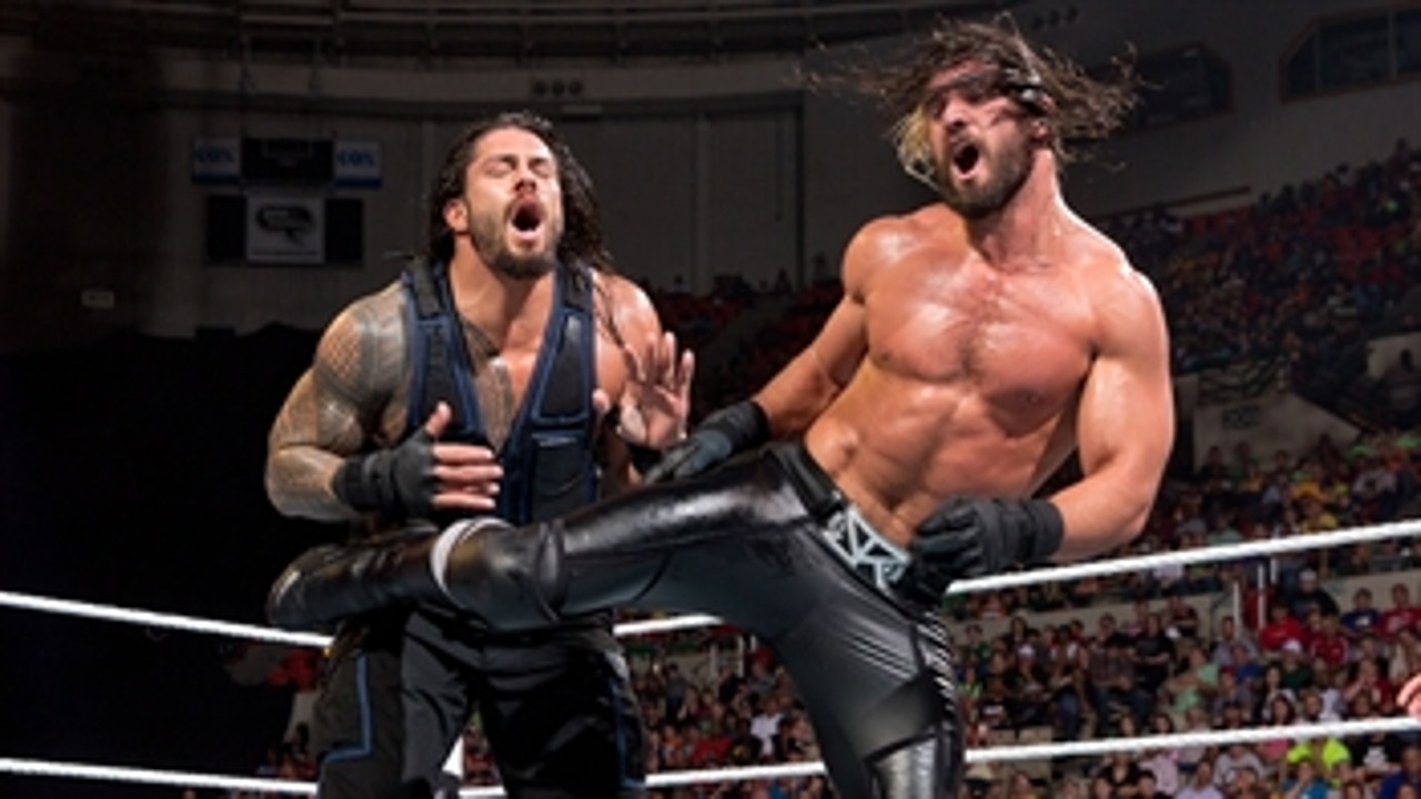 Roman Reigns vs. Seth Rollins Raw Sept. 15 2014 Full Match