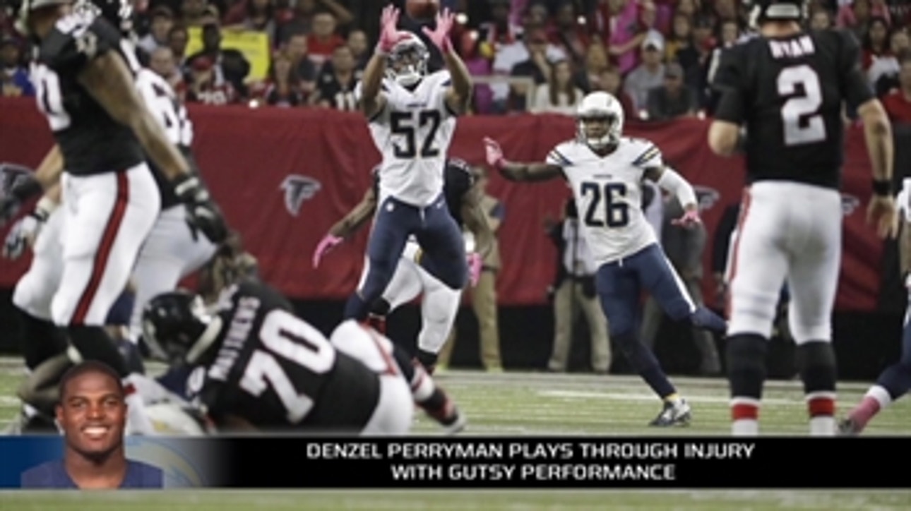 Denzel Perryman stepped up big in the Chargers win over the Falcons