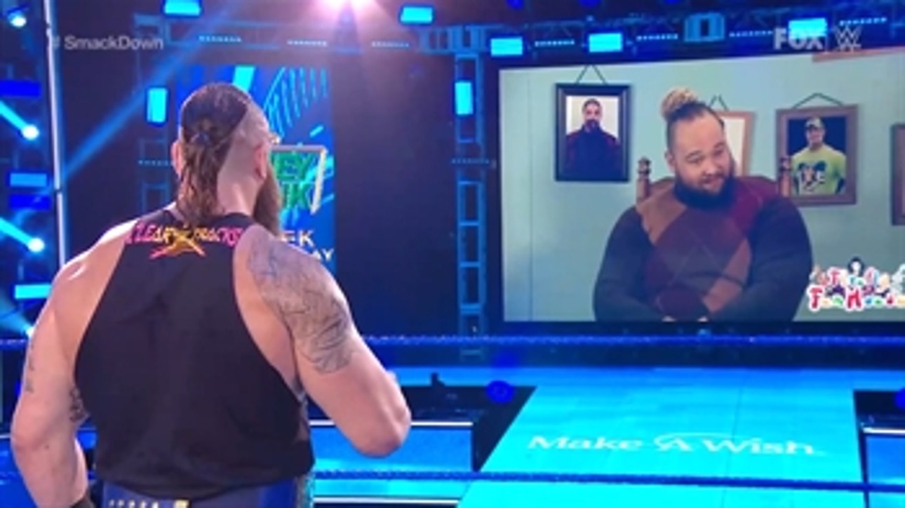 Bray Wyatt interrupts the Universal Champion Braun Strowman with story time