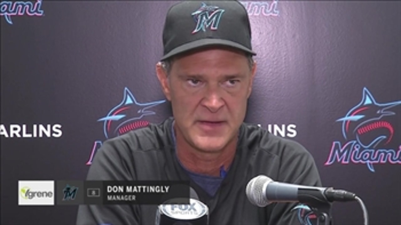 Don Mattingly on Marlins' big breakout night at  the plate after 10-3 win over Philly