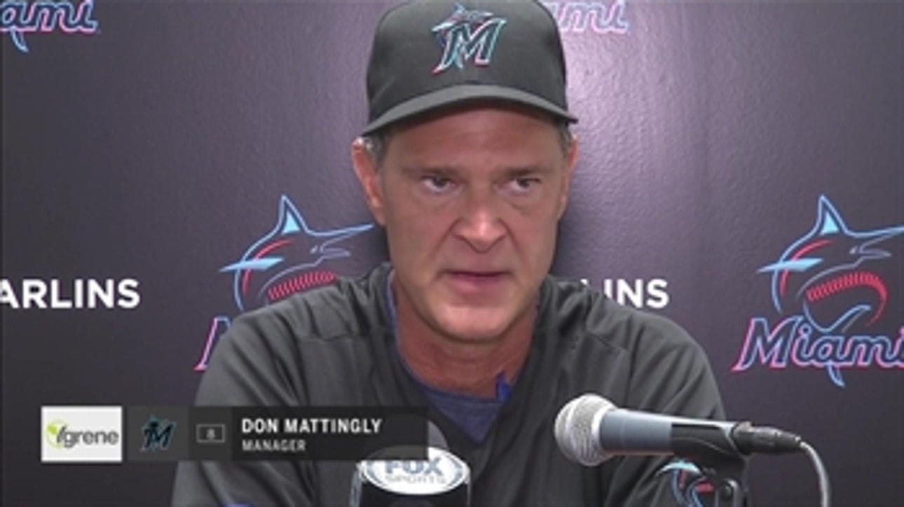 Don Mattingly on Marlins' big breakout night at  the plate after 10-3 win over Philly