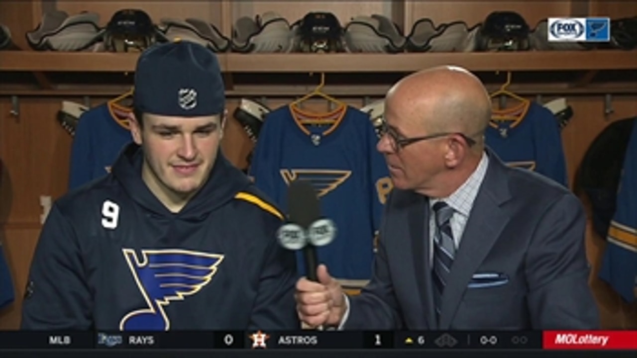 Sammy Blais on the Blues' win: 'We played a pretty good game'
