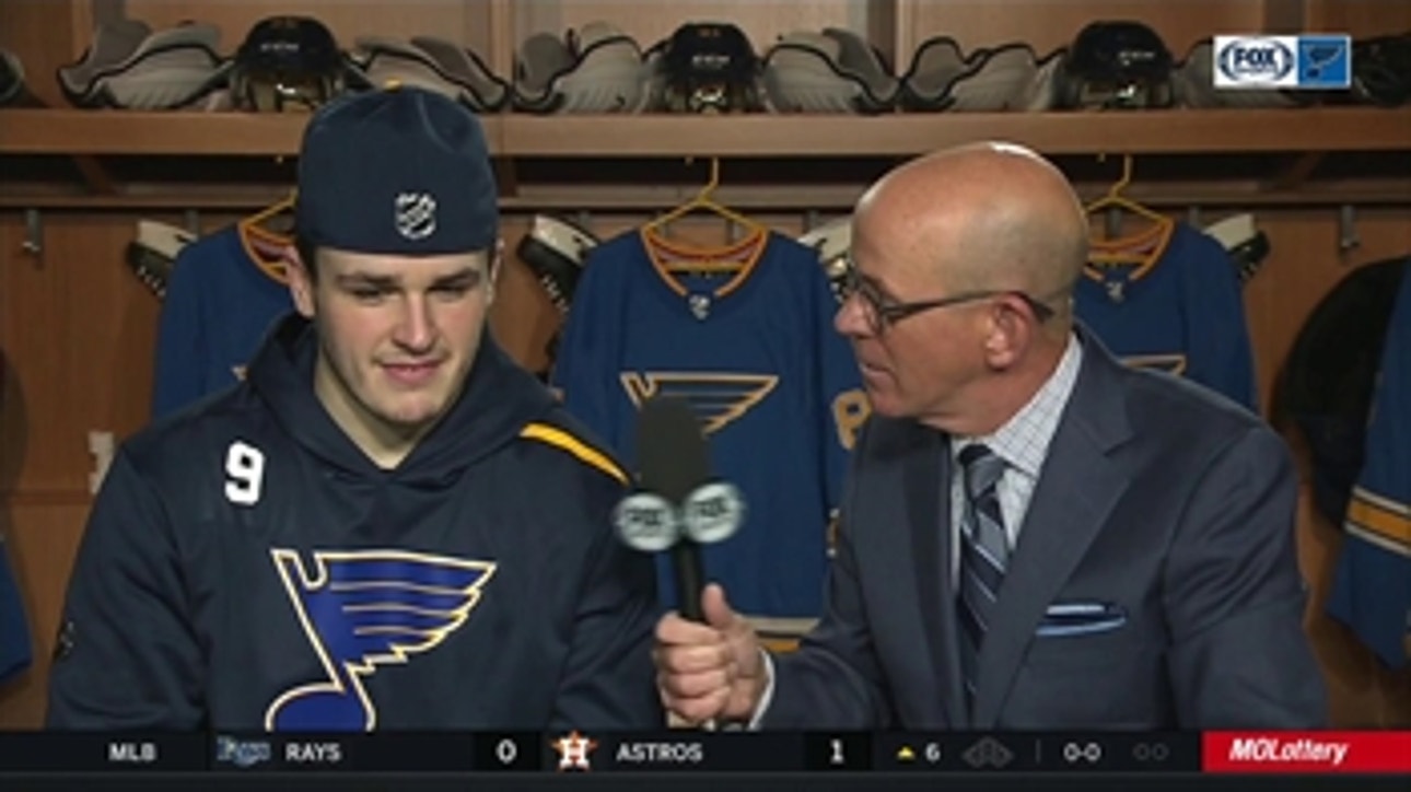 Sammy Blais on the Blues' win: 'We played a pretty good game'