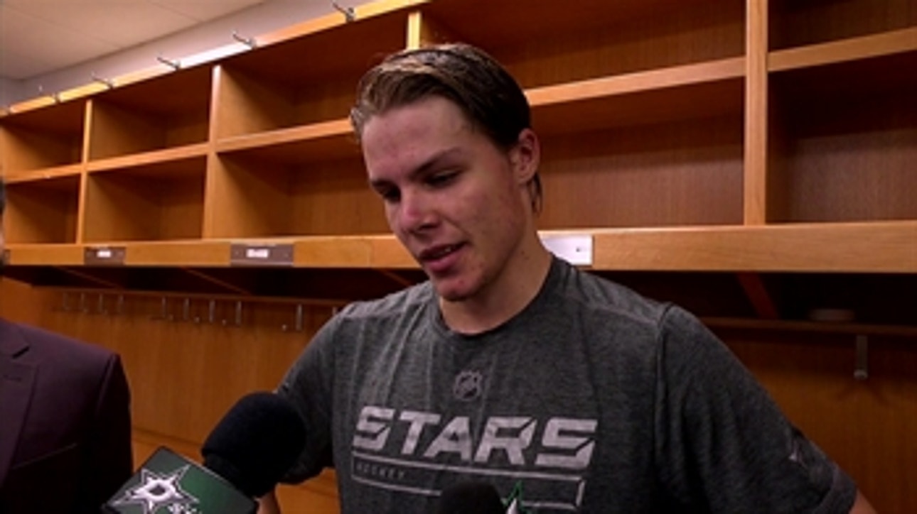 Miro Heiskanen on Dallas' tough loss to St. Louis