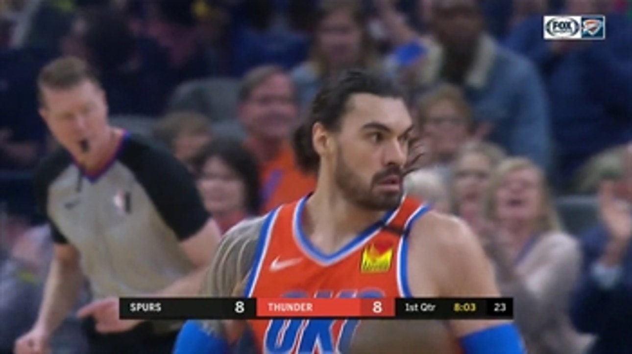 HIGHLIGHTS: Steve Adams Spins with Authority to the Basket