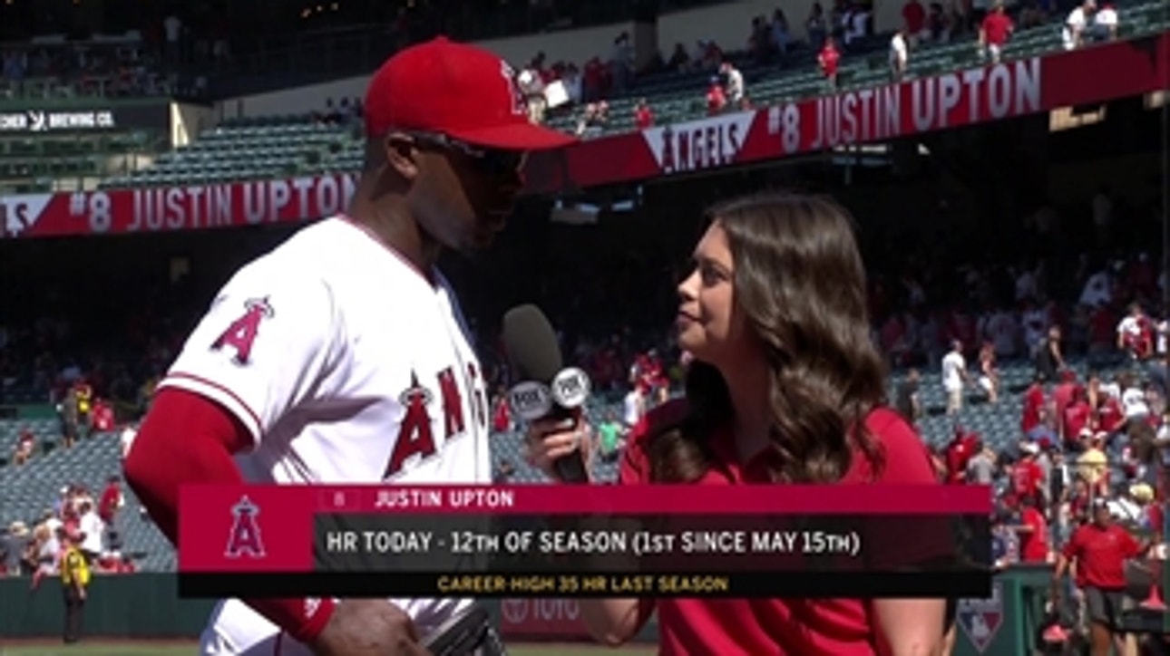 Justin Upton 'get it done' vs. Texas