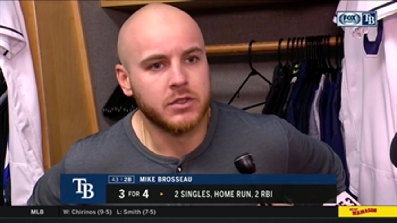 Michael Brosseau recaps his big day at the plate, Rays' Citrus Series win over Marlins
