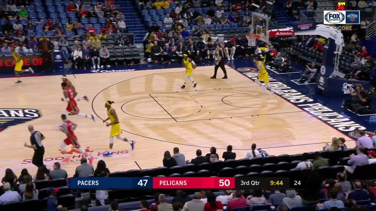 WATCH: Brandon Ingram with the Nice Finger Roll ' Pelicans ENCORE