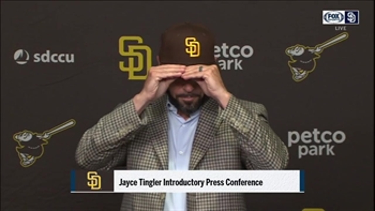 New Padres manager Jayce Tingler dons new 2020 cap | Padres LIVE