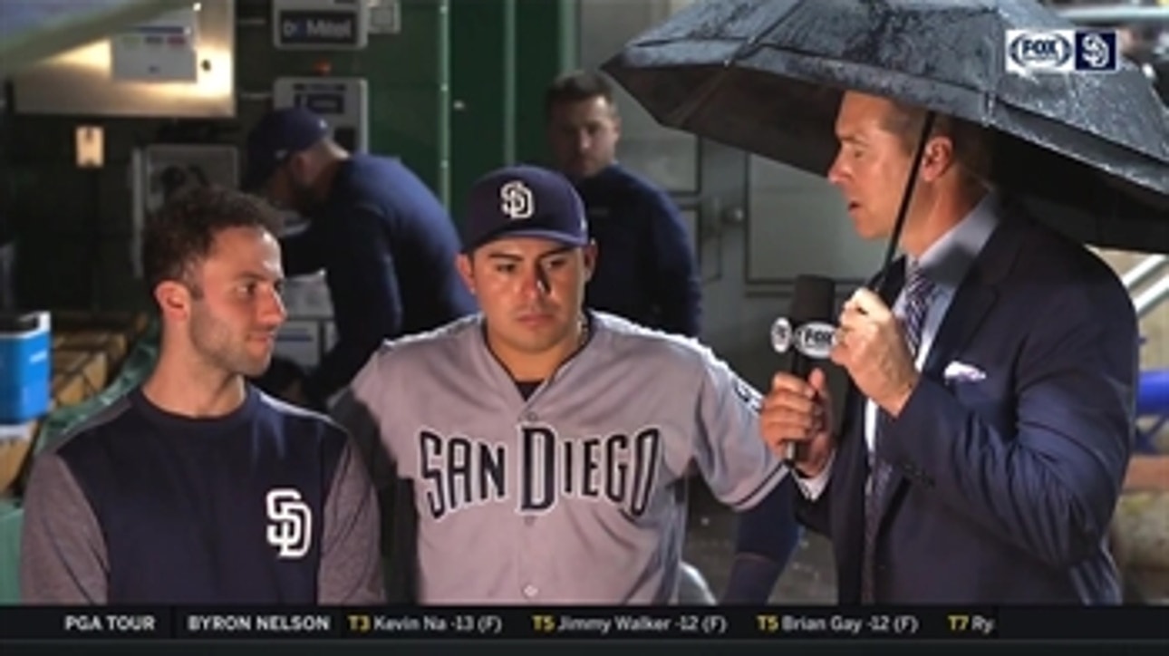 Christian Villanueva talks about his big day at the plate