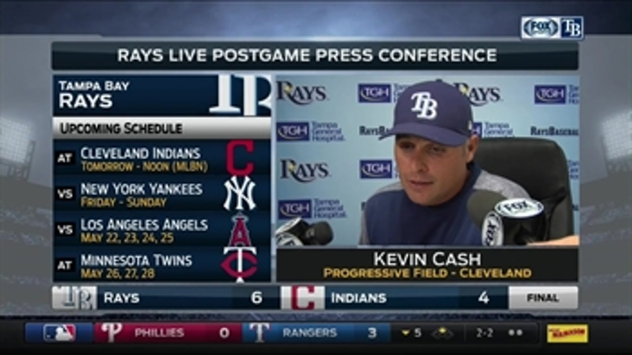 Rays' Kevin Cash: "Alvarado picked us up in a big way"