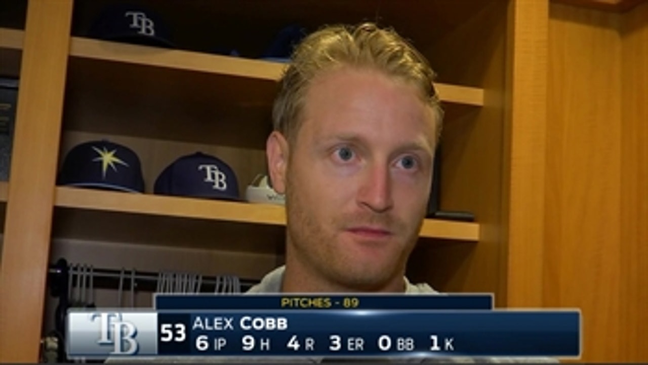 Rays' Alex Cobb sees growth in latest start