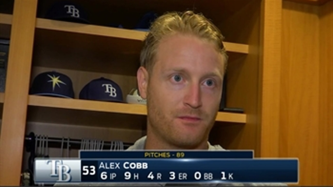 Rays' Alex Cobb sees growth in latest start