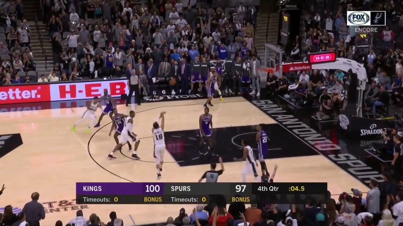 WATCH: Marco Belinelli Forces Overtime with a 3-Pointer | Spurs ENCORE