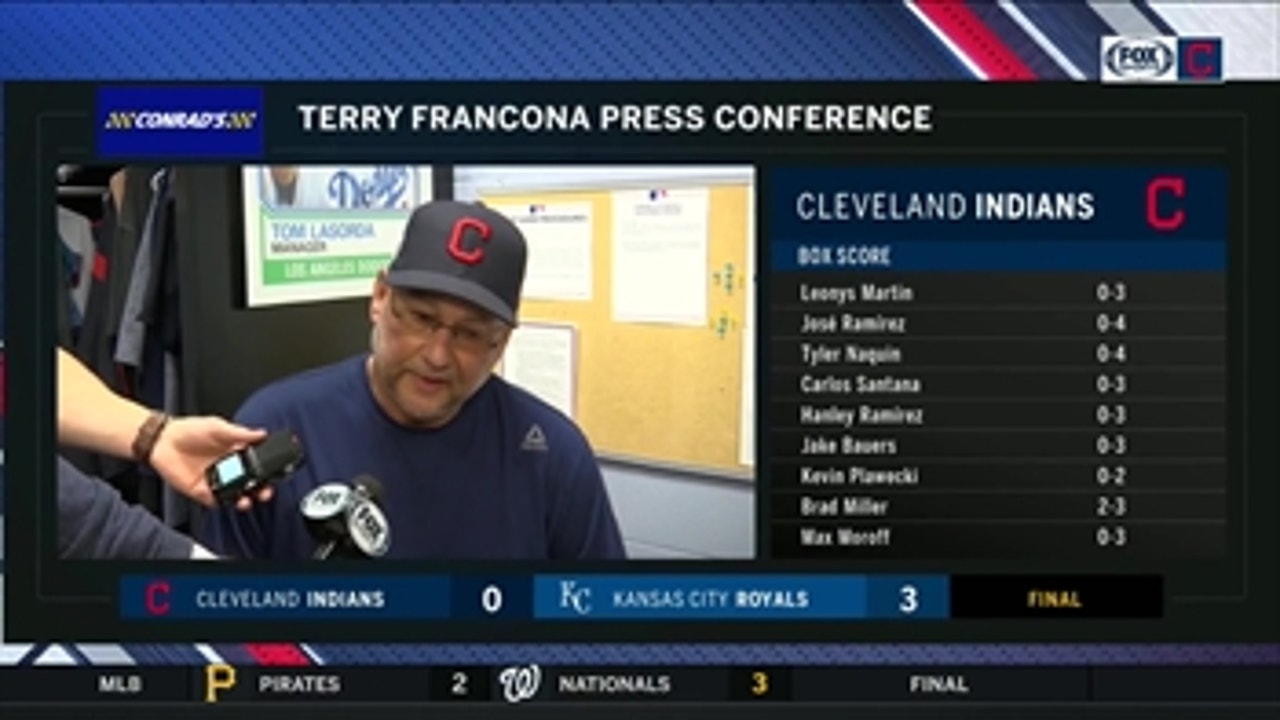 Terry Francona was impressed by how Jefry Rodriguez represented himself