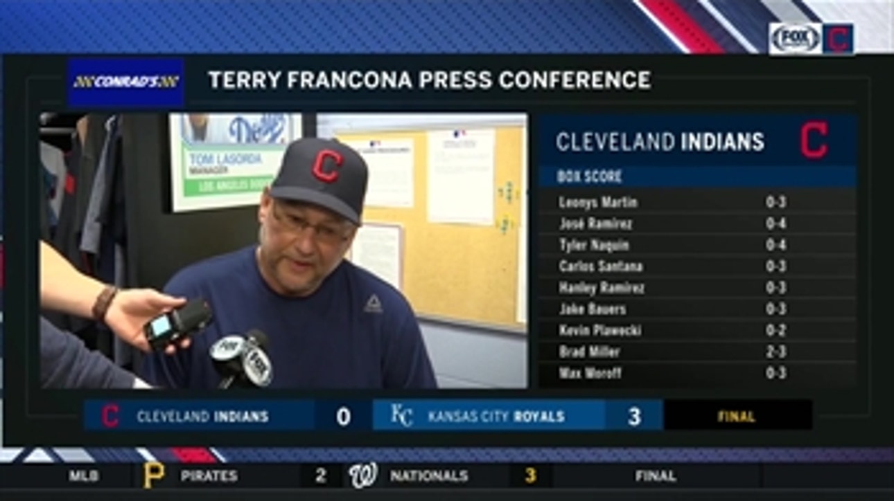 Terry Francona was impressed by how Jefry Rodriguez represented himself