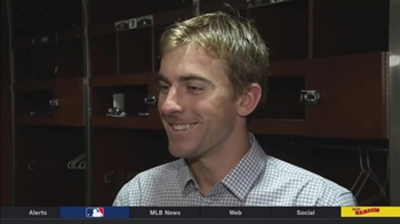 Ben Meyer happy to have a clean inning in MLB debut