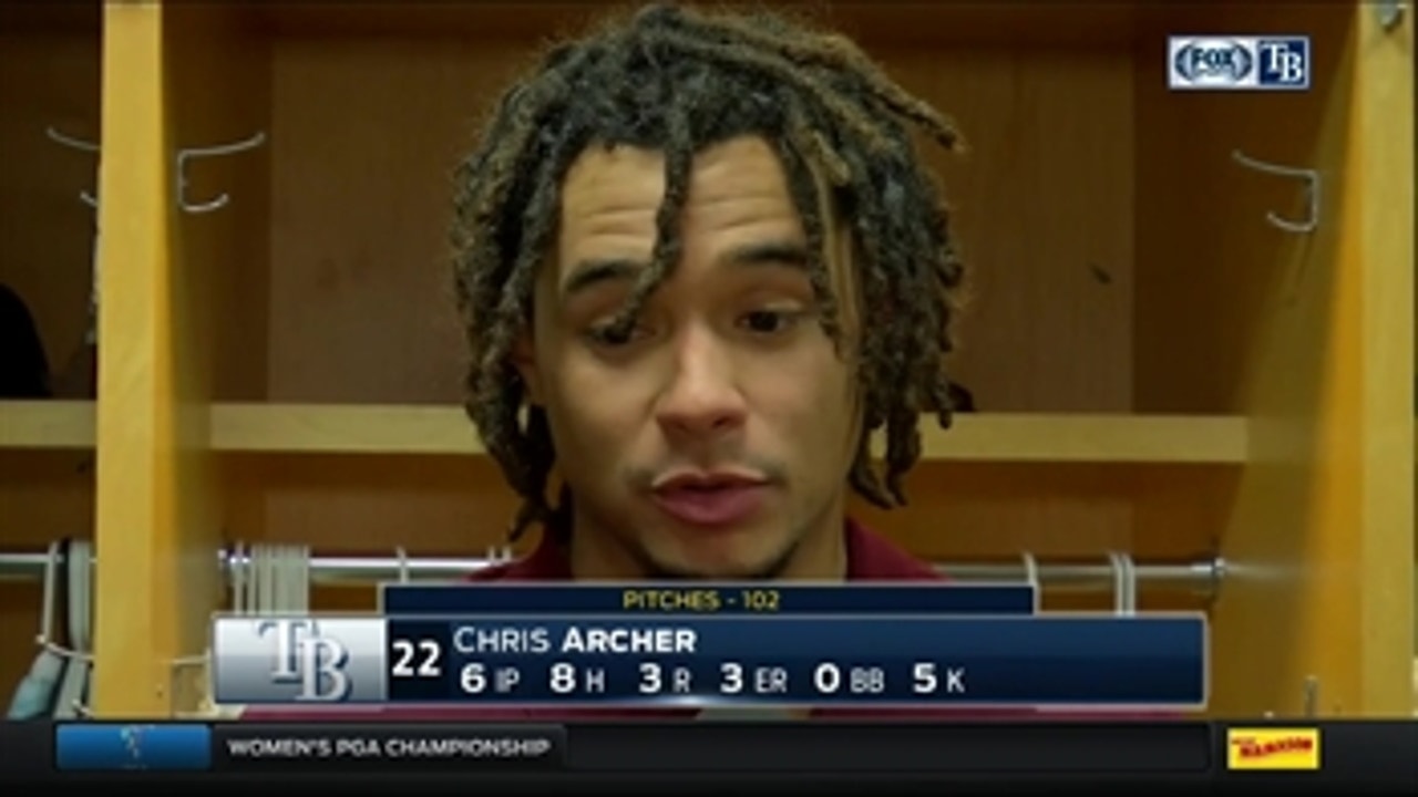 Chris Archer: I wish I could have executed a couple pitches better