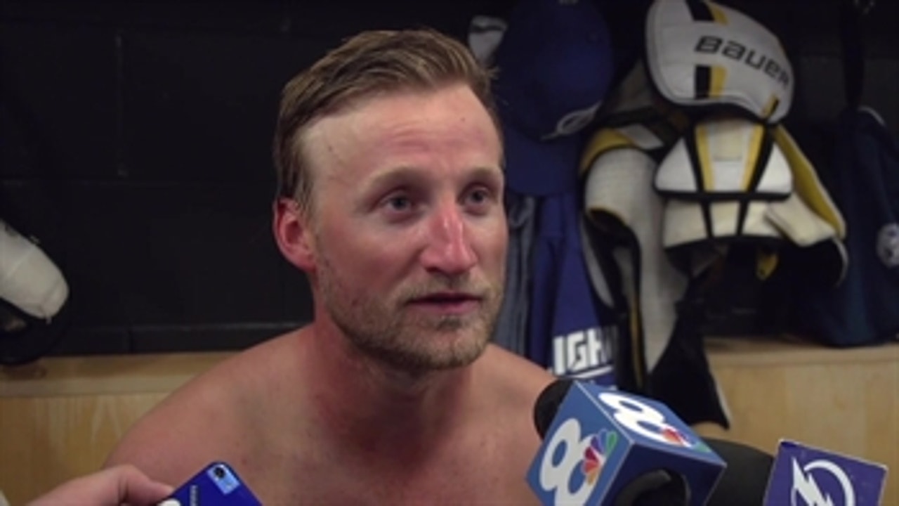 Steven Stamkos stoked to be back in competitive atmosphere of Lightning training camp