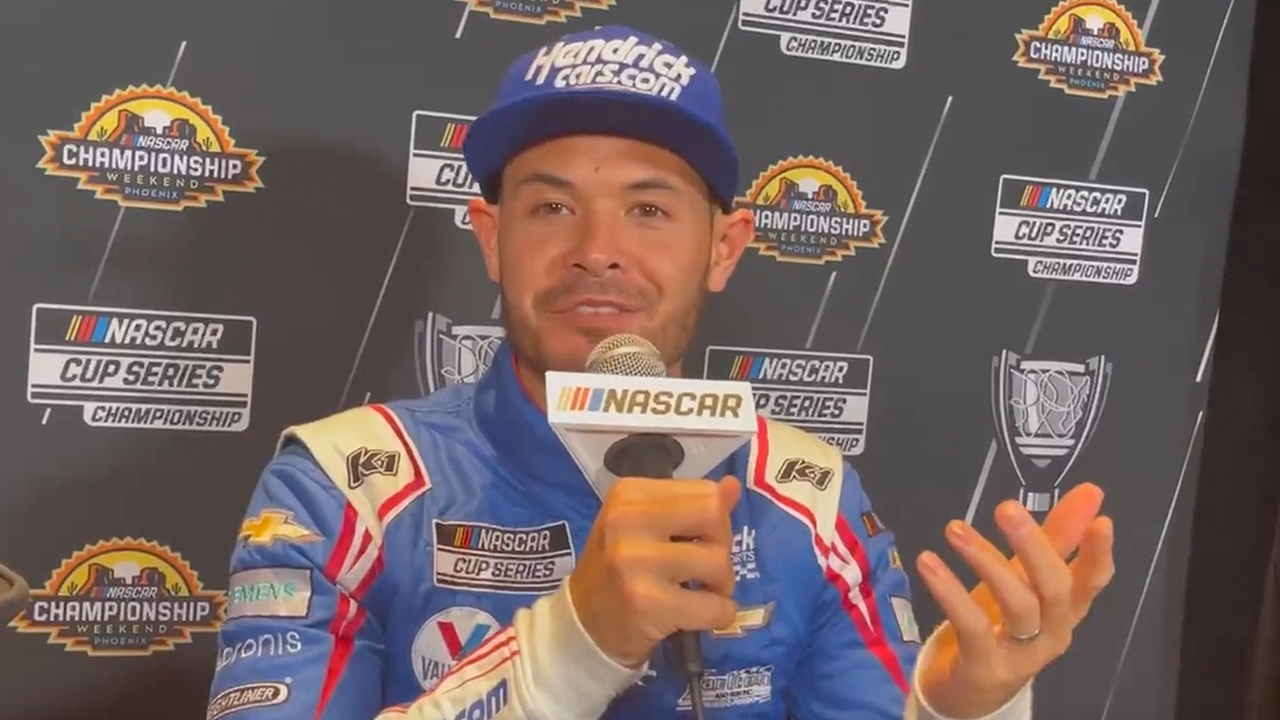 Kyle Larson reveals where he watched the championship race last year and what he learned from that experience