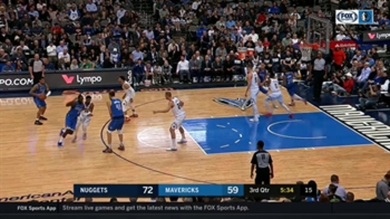 HIGHLIGHTS: Dwight Powell hits the Three-Pointer