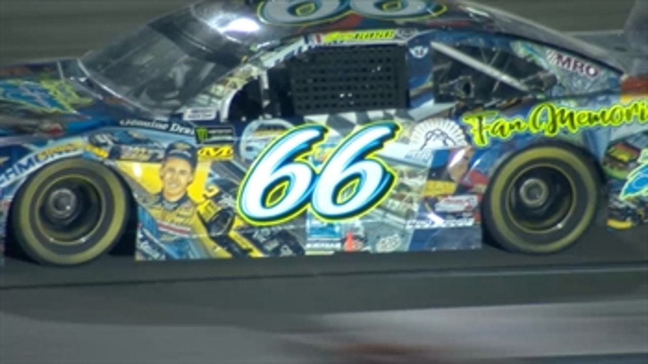 Joey Gase honors legendary NASCAR artist Sam Bass with unique paint scheme