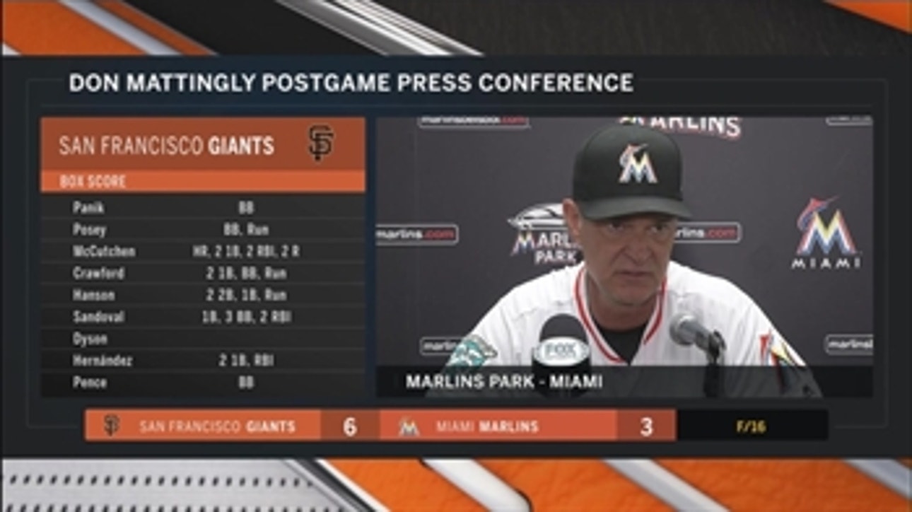 Don Mattingly after 16-inning loss: Our guys keep playing