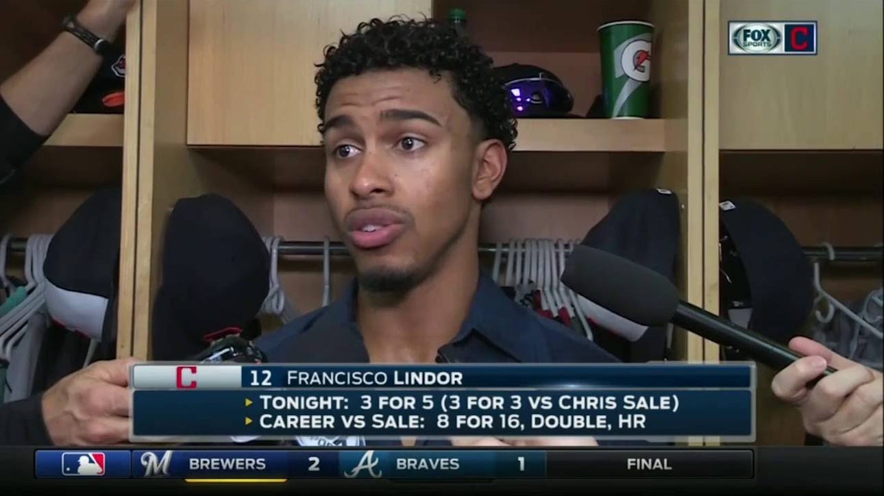 Francisco Lindor on keeping things in perspective during games