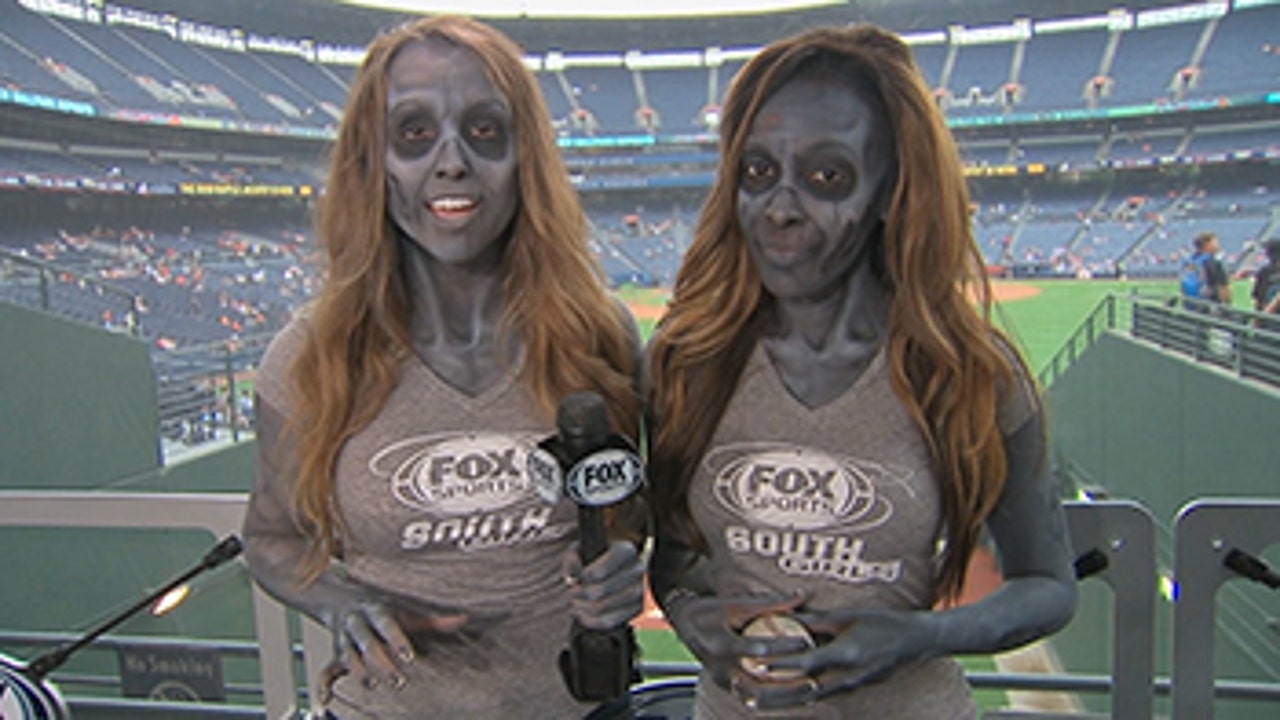 FOX Sports South Girls ready for Braves' Zombie Night