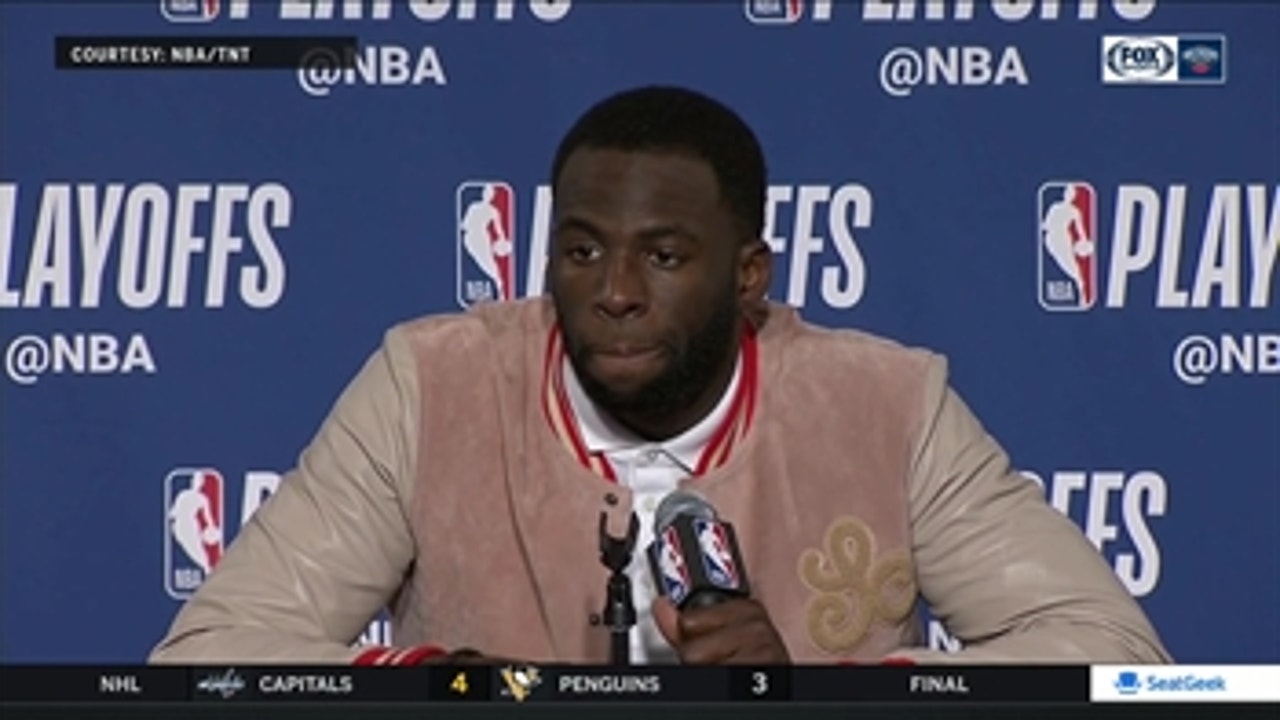Draymond Green on scuffle with Rondo - Game 2 ' Pelicans at Warriors