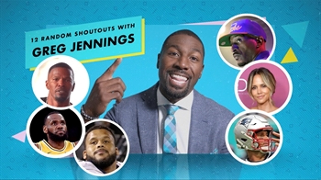What do Halle Berry, Tom Brady, and Jamie Foxx have in common? Greg Jennings give his 10 Random Shoutouts