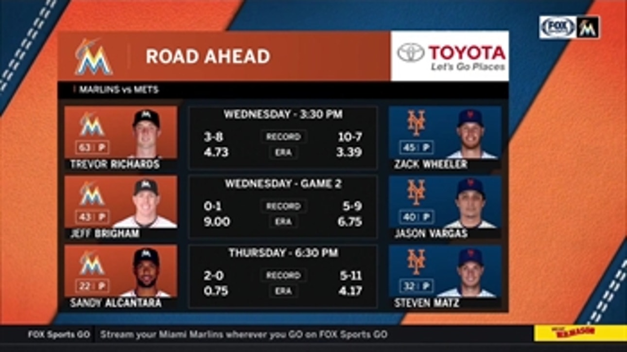 Trevor Richards kicks things off for Marlins in doubleheader