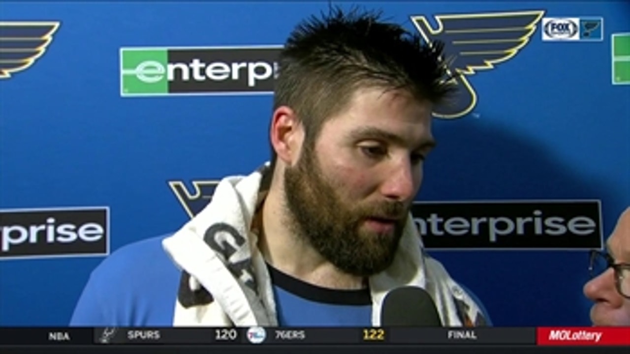 Pat Maroon on the importance of victory over Ducks before break