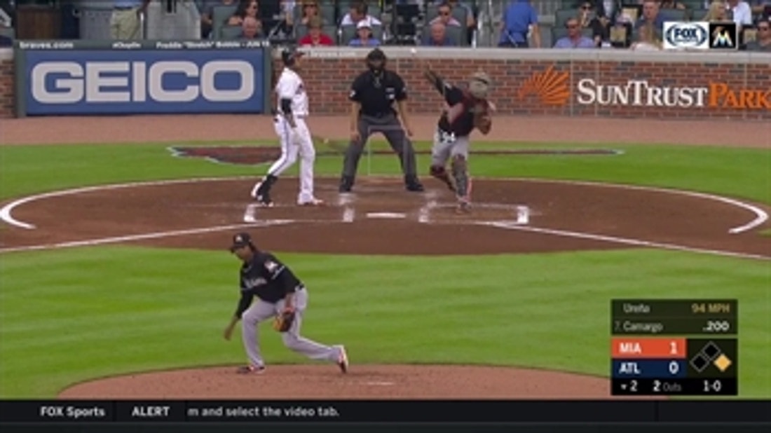 WATCH: Bryan Holaday picks off  Ender Inciarte at 2nd