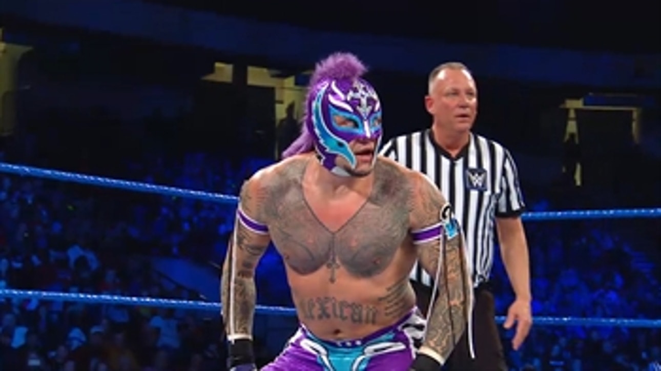 No. 5 Match Of The Year: Rey Mysterio vs Andrade - 1/15/19 ' WWE BACKSTAGE