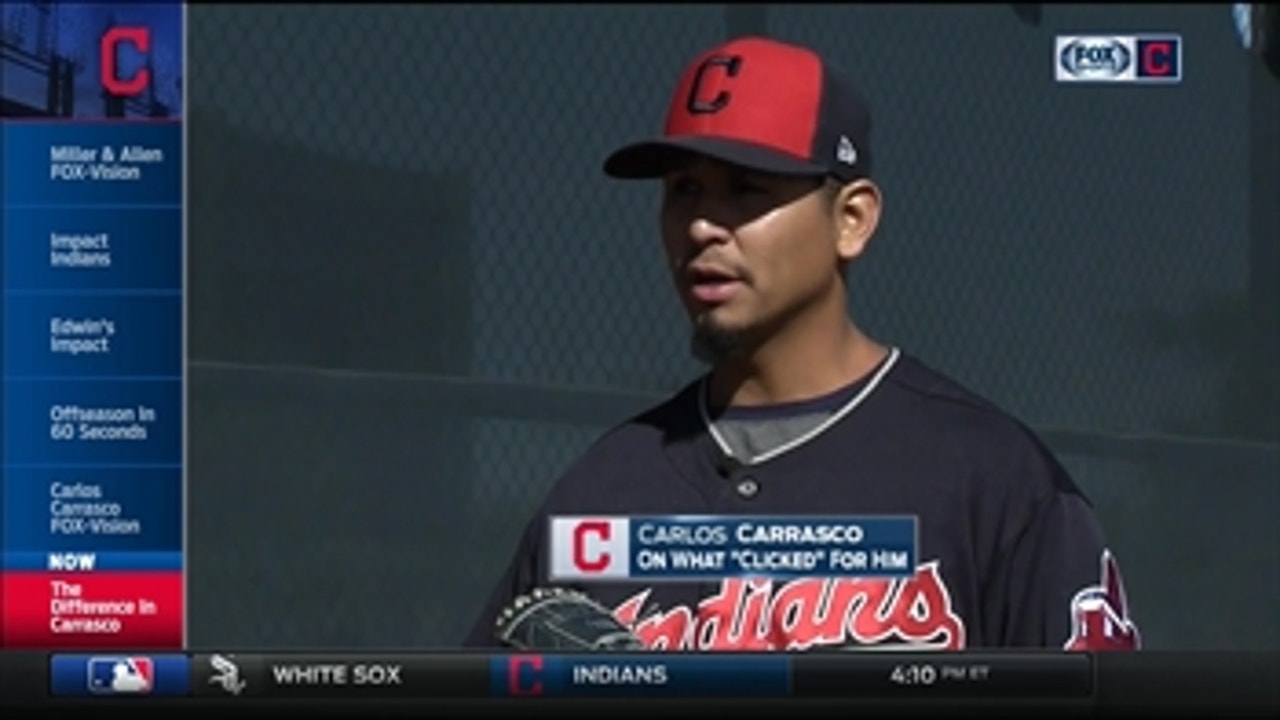 Carlos Carrasco reveals to Jensen how things began to click for him with Tribe