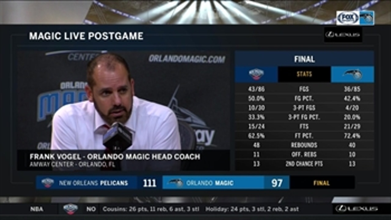Frank Vogel : 'They just outplayed us'