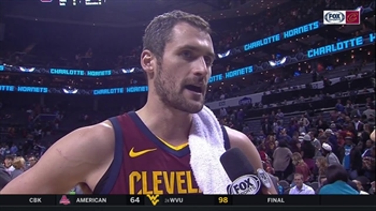 Kevin Love credits Channing Frye, talks Cavs road trip with Allie after win