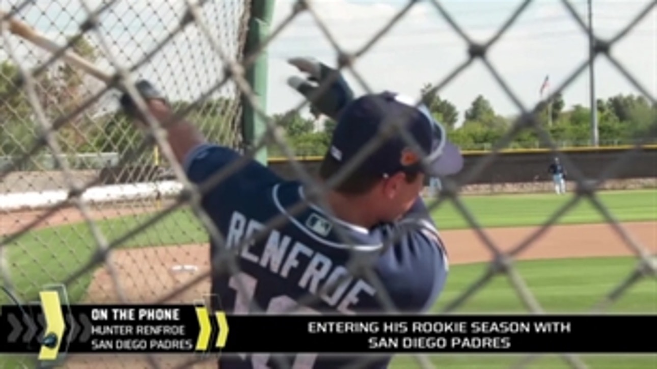 Hunter Renfroe on spring training and the farthest ball he's ever hit