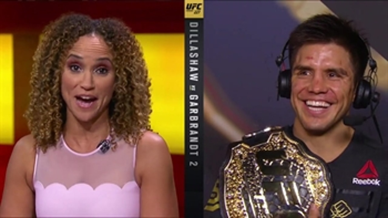 Henry Cejudo talks about winning the flyweight title | INTERVIEW | POST-FIGHT | UFC 227