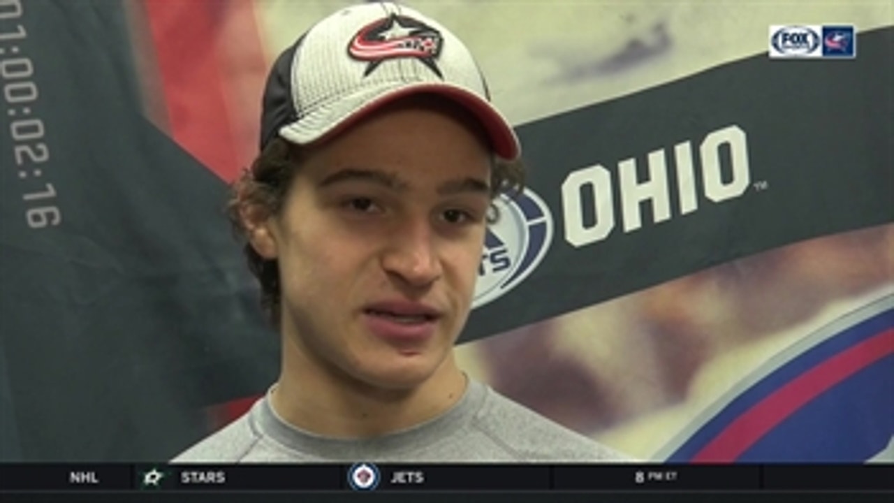 Jackets rookie Sonny Milano going through growing pains