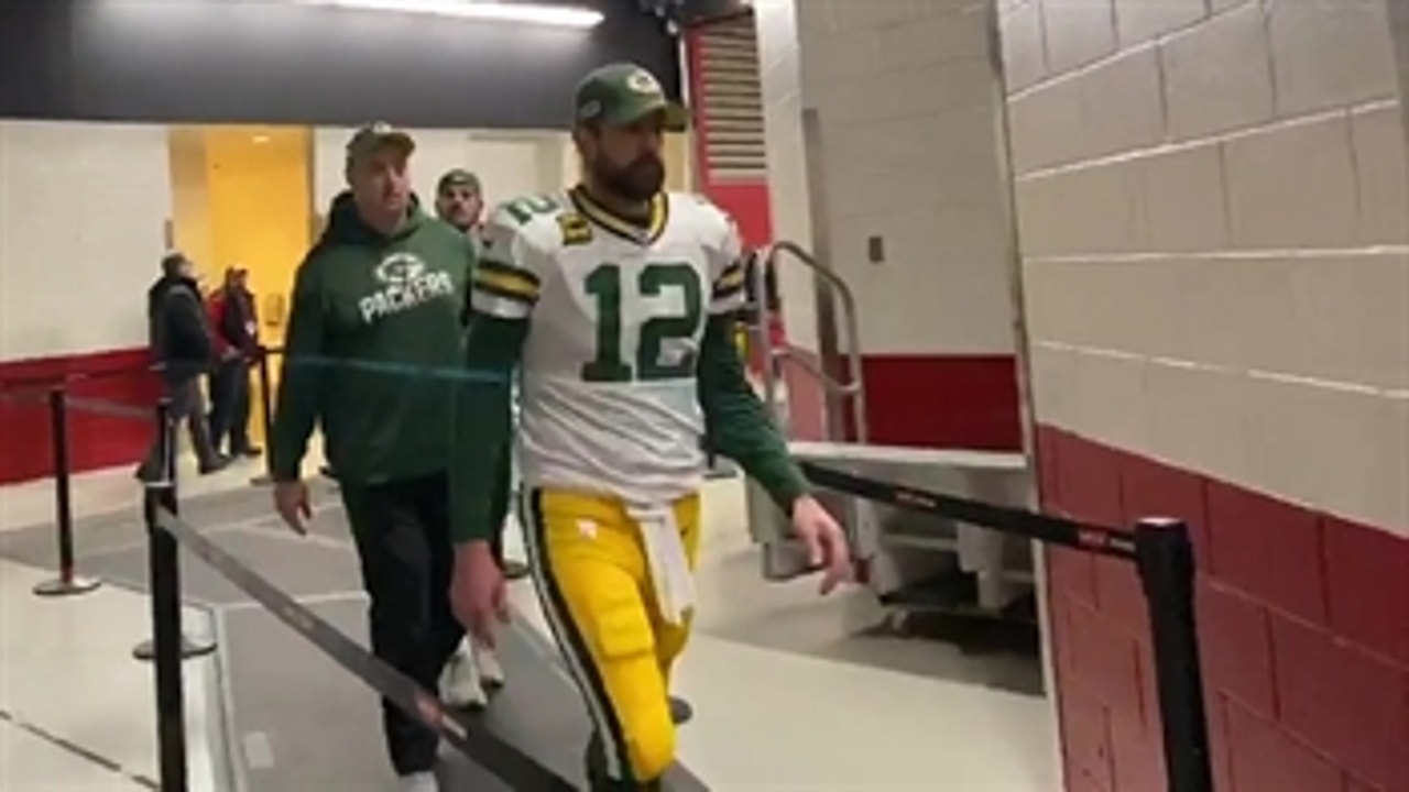 Watch Packers exit the field at Levi Stadium after losing to the 49ers in NFC Championship game