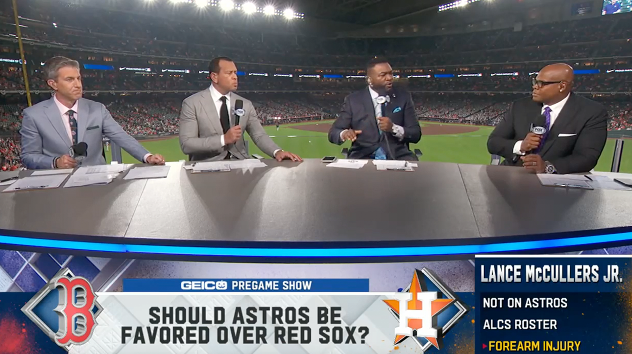 'Not so fast big guy' - The 'MLB on FOX' crew debates if Astros should be favored over Red Sox in ALCS