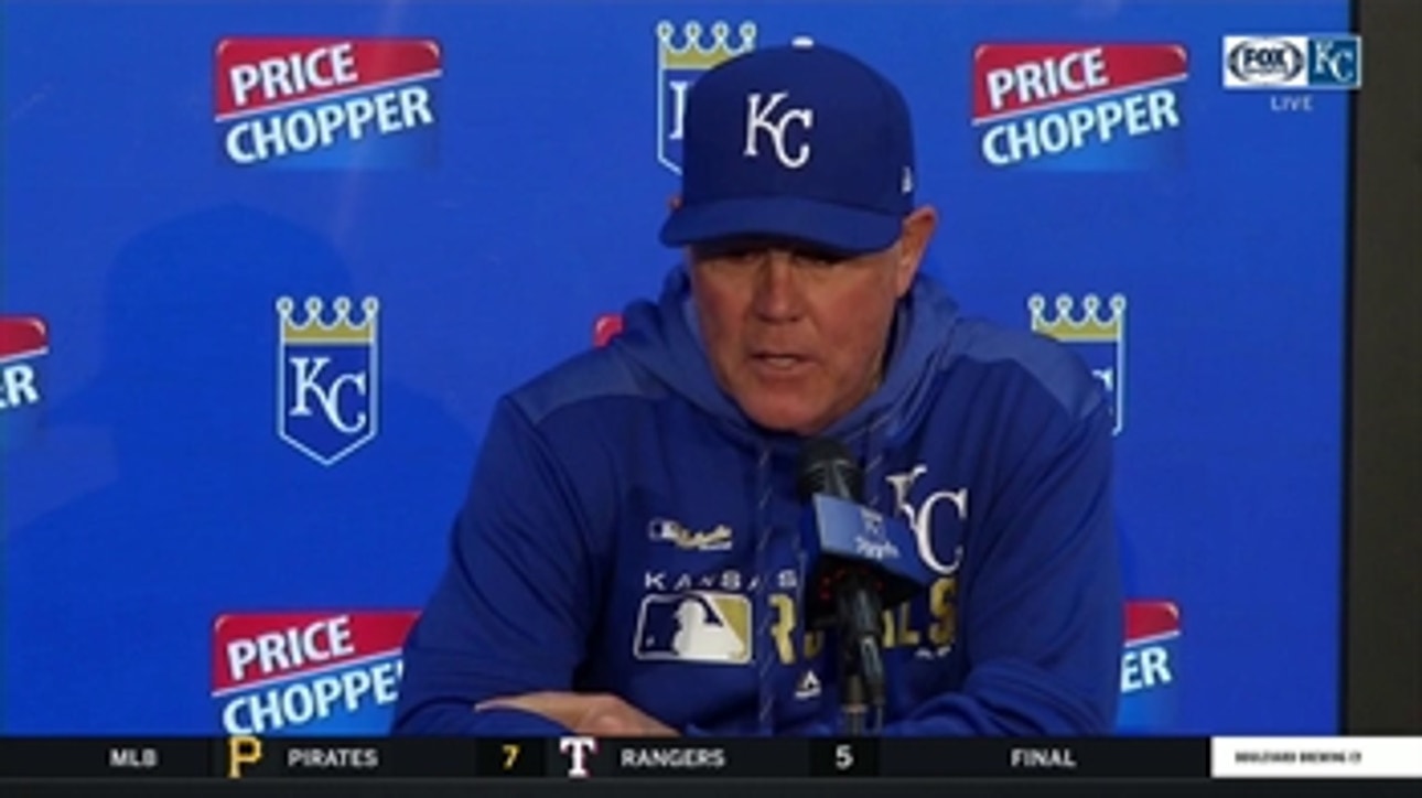 Ned Yost: Kelvin Gutierrez 'looks like a guy that's been out there for a while'
